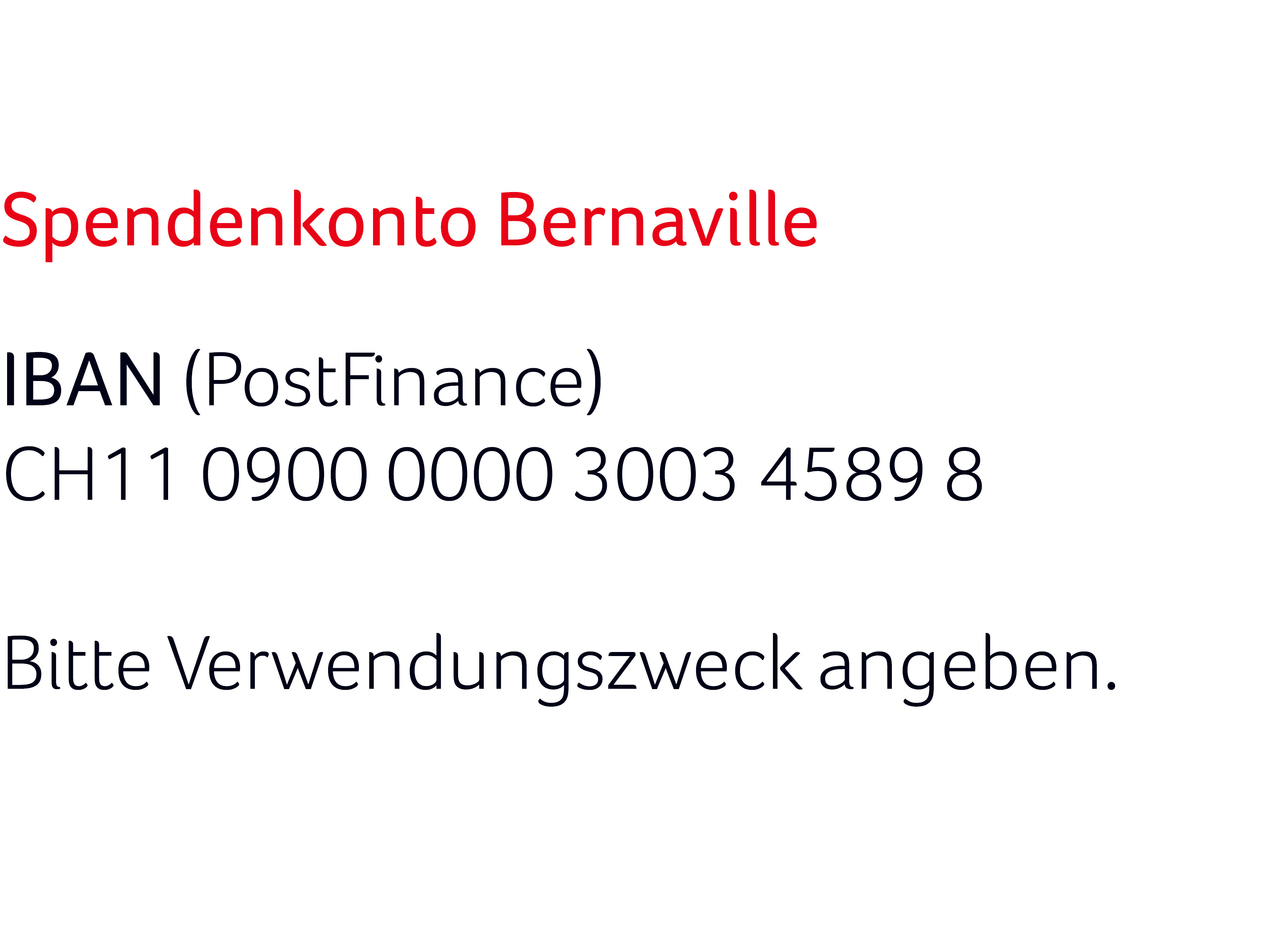 Spendenkonto